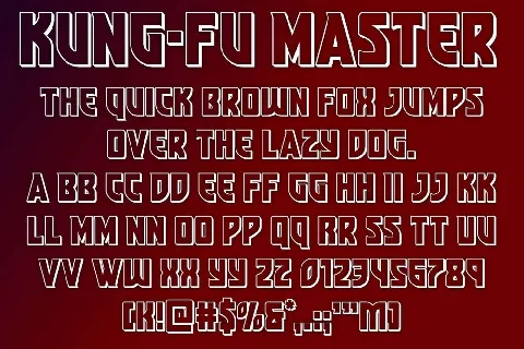 Kung Fu Master font