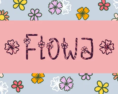 Flowa font