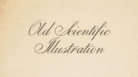 Old Scientific Illustration font