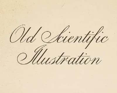 Old Scientific Illustration font
