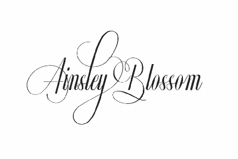 Ainsley Blossom Demo font