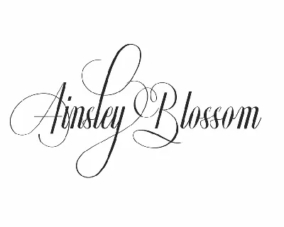 Ainsley Blossom Demo font