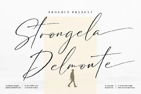 Strongela Delmonte font