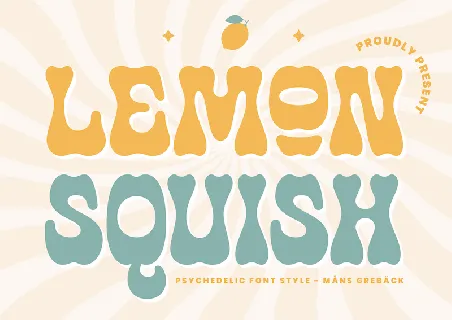 Lemon Squish PERSONAL USE font