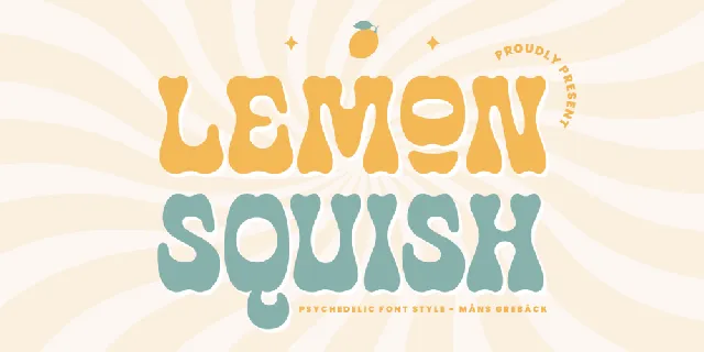 Lemon Squish PERSONAL USE font