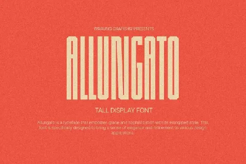 Allungato font