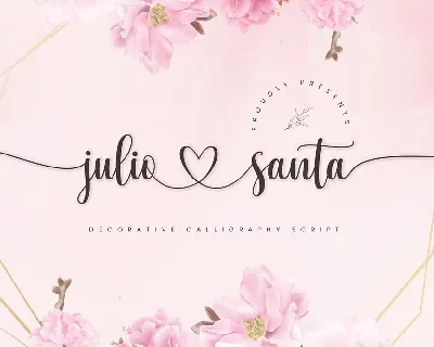 Julio Santa font