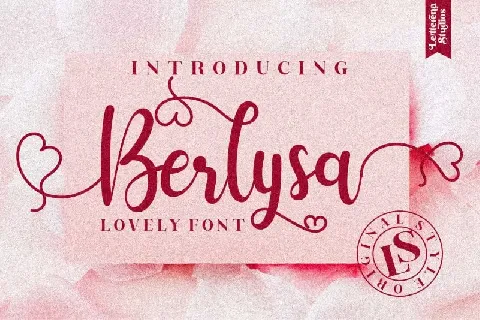 Berlysa Script font