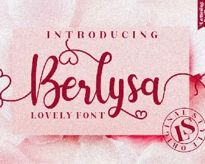 Berlysa Script font