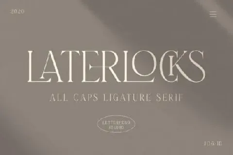 Laterlocks Serif font