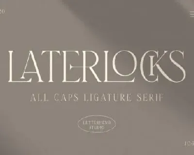 Laterlocks Serif font