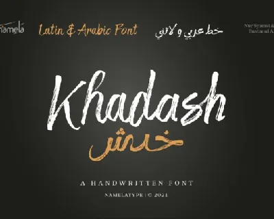 Khadash Arabic font