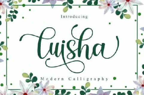 Luisha Script font