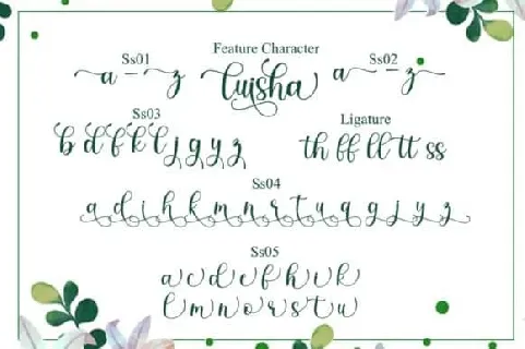 Luisha Script font