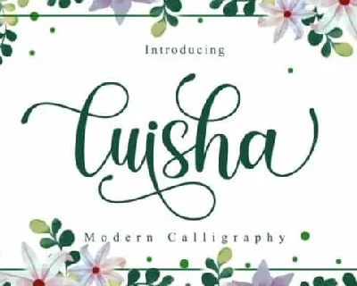 Luisha Script font