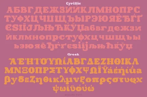 Broncks font