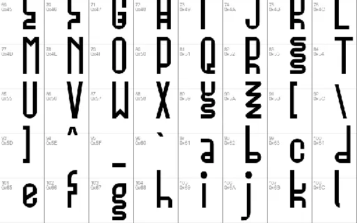 Structures Condensed Demo font