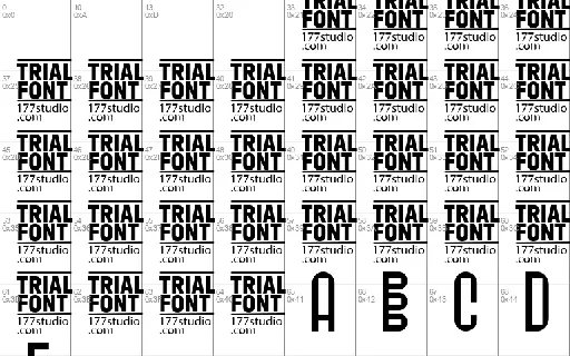 Structures Condensed Demo font