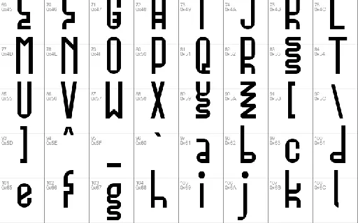 Structures Condensed Demo font