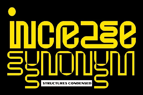 Structures Condensed Demo font