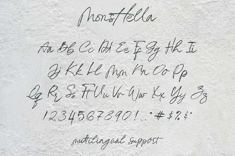 Monsttella font