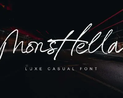 Monsttella font