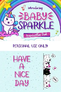 Baby Sparkle font