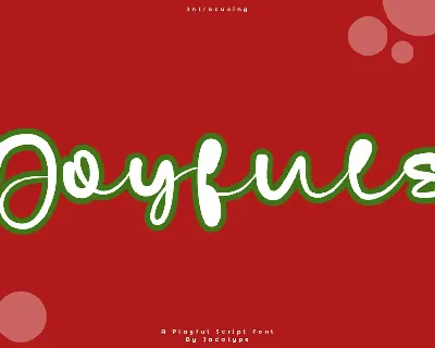 Joyfuls font
