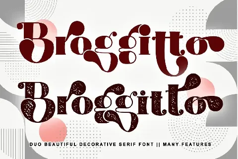 Broggitto Duo font