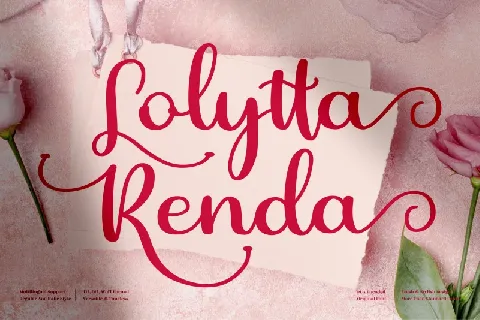 Lolytta Renda font