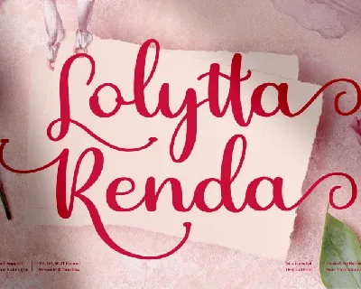 Lolytta Renda font