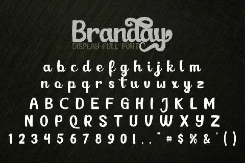 Branday font