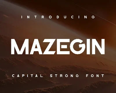 Mazegin font