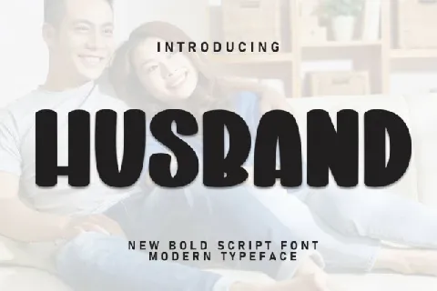 Husband Display font