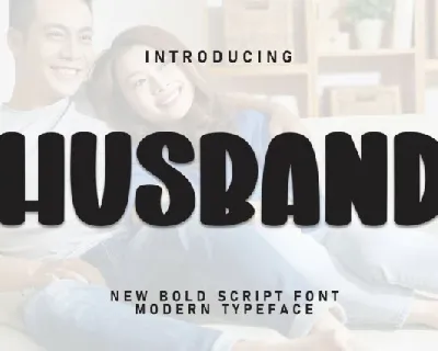 Husband Display font