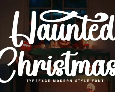 Haunted Christmas Script font