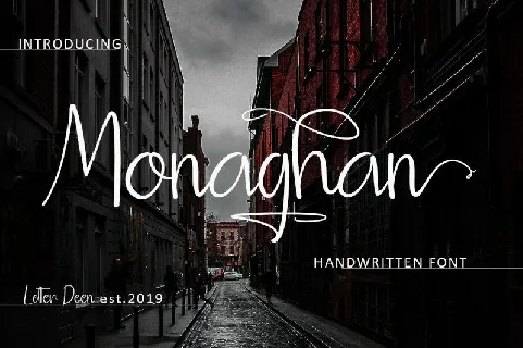 Monaghan Handwritten font