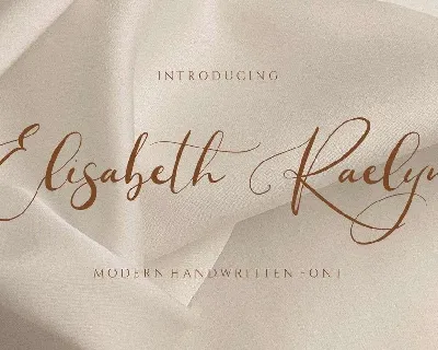 Elisabeth Raelyn font