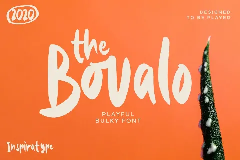 The Bovalo FREE font