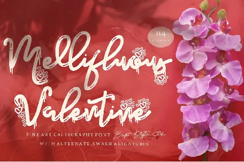 Mellifluous Valentine font