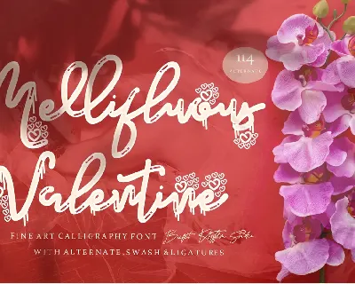 Mellifluous Valentine font