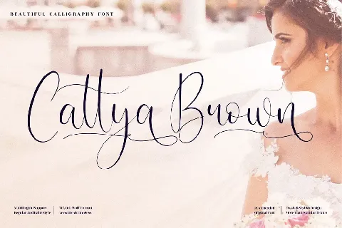 Cattya Brown font