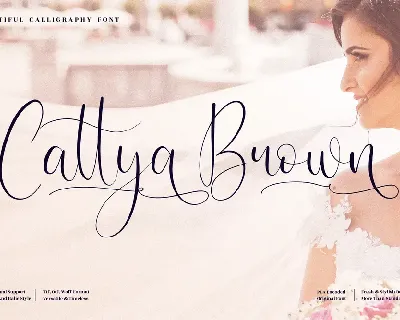 Cattya Brown font