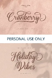 Cranberry font