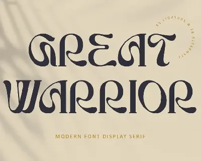 Great Warrior font