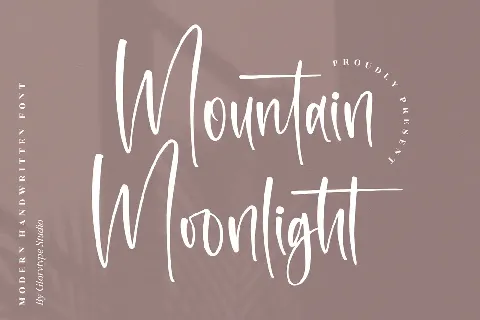 Mountain Moonlight font