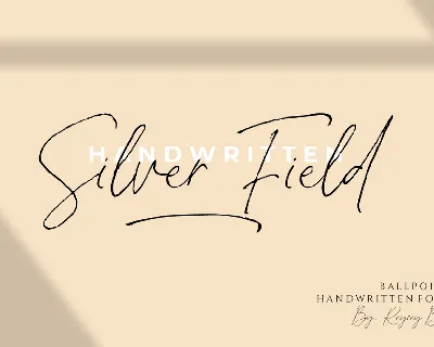 Silver Fields font