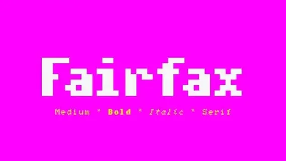 Fairfax Display font