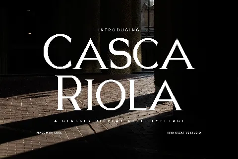 Casca Riola Personal Use font