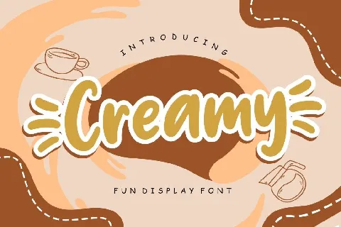 Creamy font